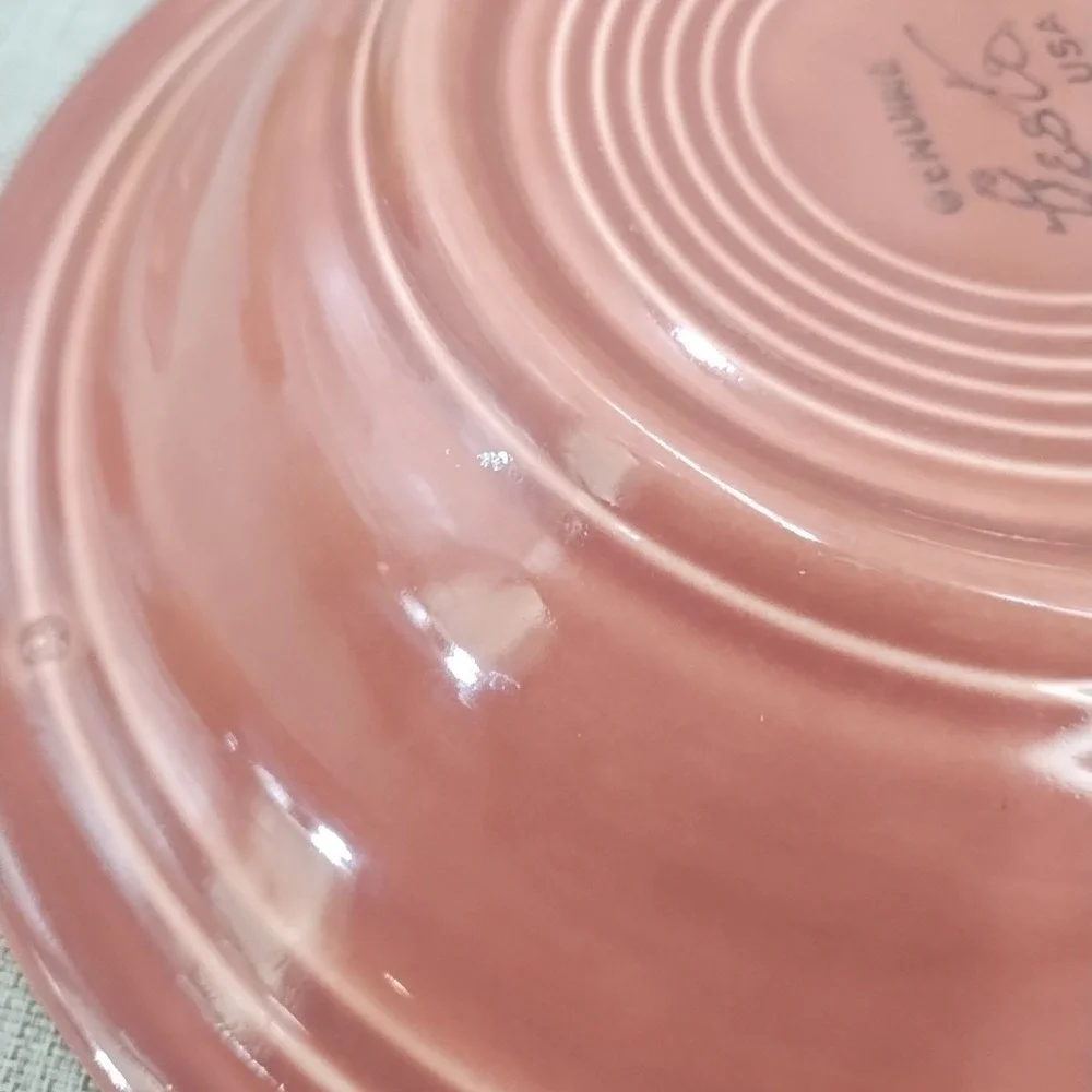 Vintage (1951-1959) Fiesta Fiestaware Rose 8 1/2